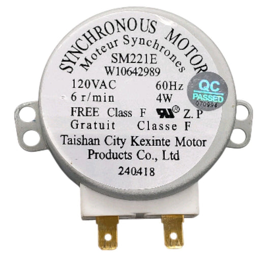 OEM Replacement for Whirlpool Microwave Turntable Motor W10642989