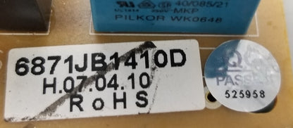 OEM Replacement for LG Fridge Control 6871JB1410D