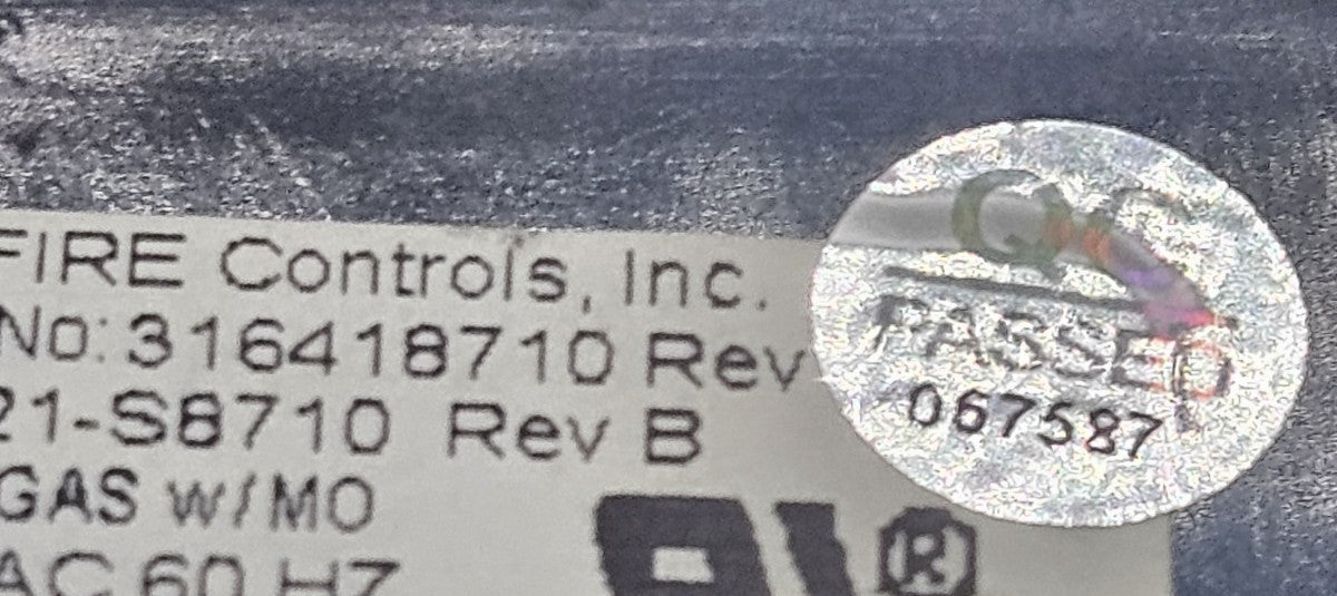OEM Replacement for Frigidaire Range Control 316418710