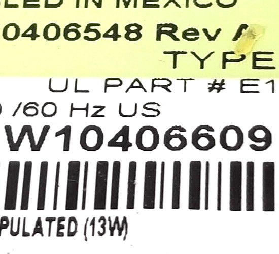 OEM Replacement for Whirlpool Washer Control W10406609/W10442139