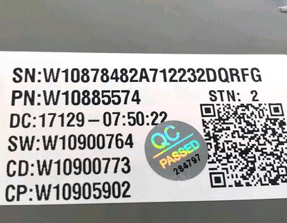 OEM Replacement for Whirlpool Washer Control Board W10885574