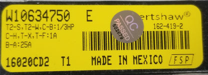 OEM Replacement for Whirlpool Dryer Timer W10634750 E