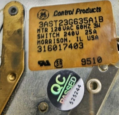 OEM Replacement for Frigidaire Range Control 316017403