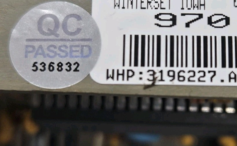 OEM Replacement for Whirlpool Range Control 3196227