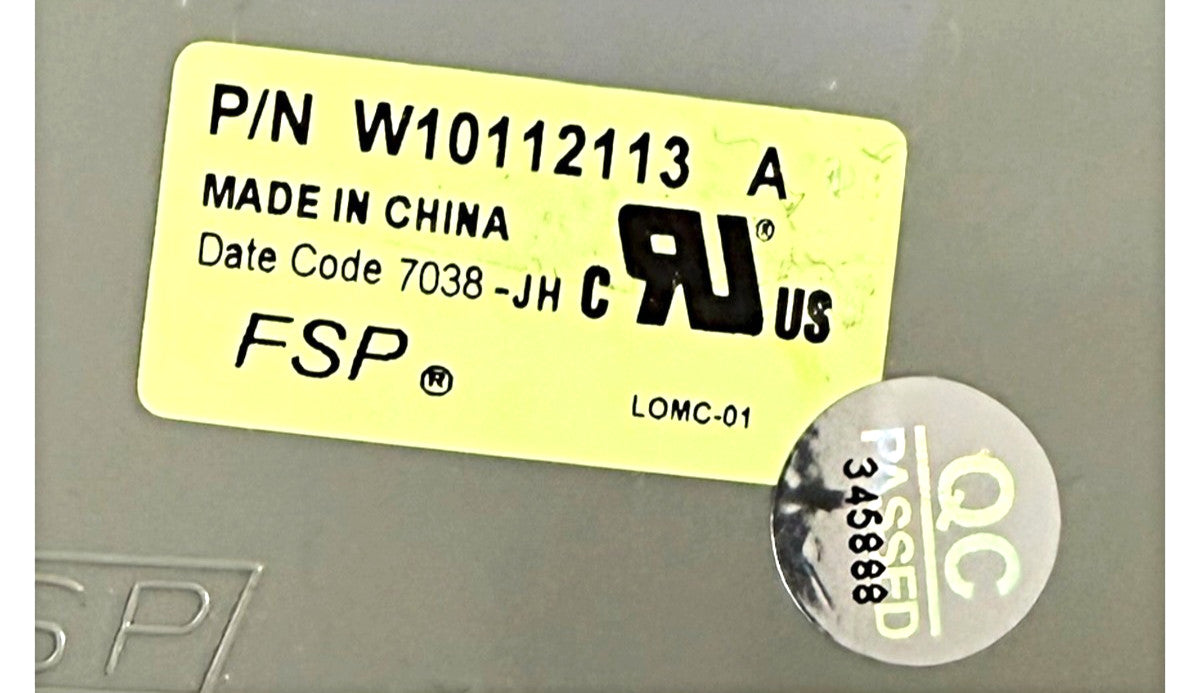 OEM Replacement for Whirlpool Washer Control W10112113