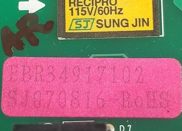 OEM Replacement for LG Fridge Control Board EBR34917102