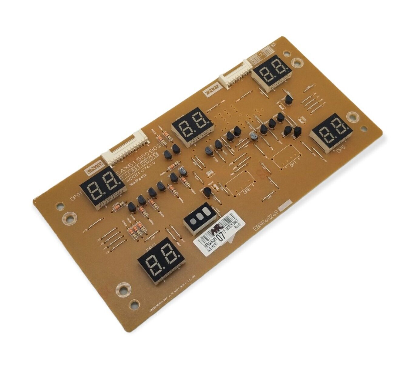 Genuine OEM Replacement for LG Range Control Board EBR64624907