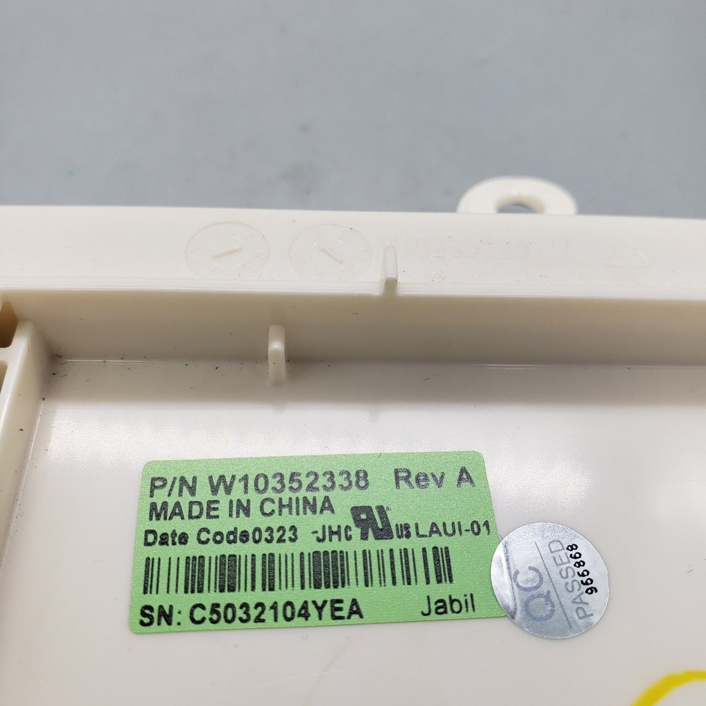 OEM Replacement for Whirlpool Washer Display Control W10352338