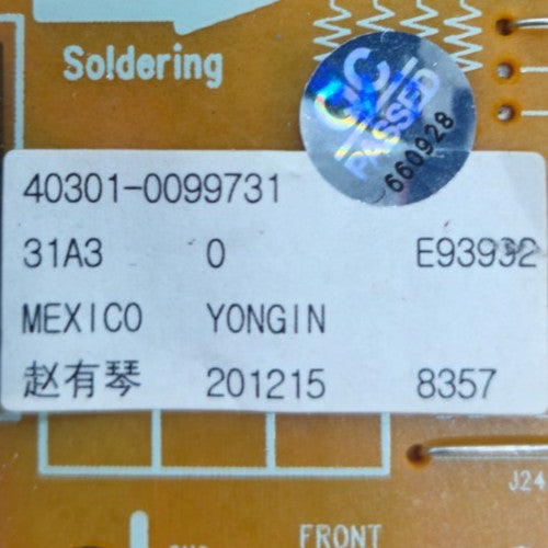 OEM Replacement for Kenmore Fridge Control Board 40301-0099731