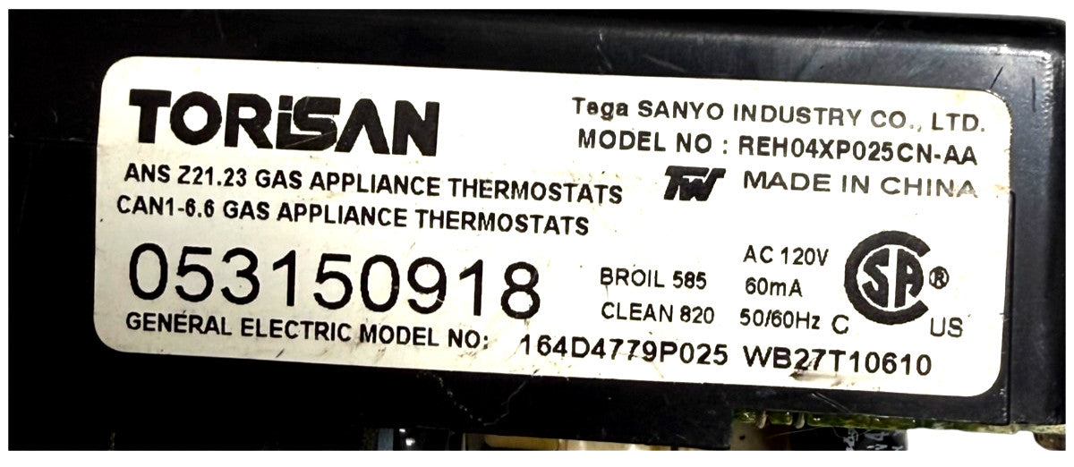 OEM Replacement for GE Oven Control Board 164D4779P025