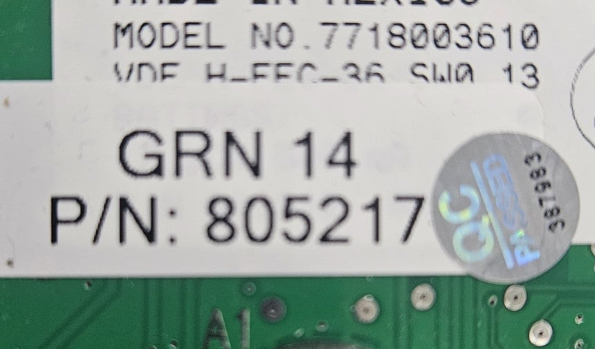 OEM Replacement for Speed Queen Washer Control Board 805217