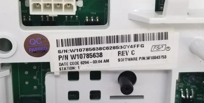 OEM Replacement for Whirlpool Washer Control Board W10785638