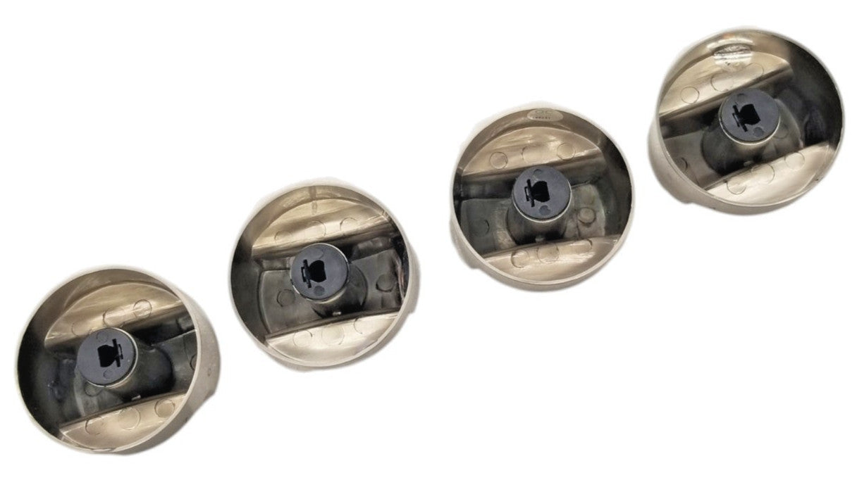 New OEM Forno Range Stainless Steel Knob Set 30402500470 1-Yr  To
