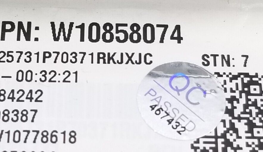 OEM Replacement for Whirlpool Washer Control W10858074