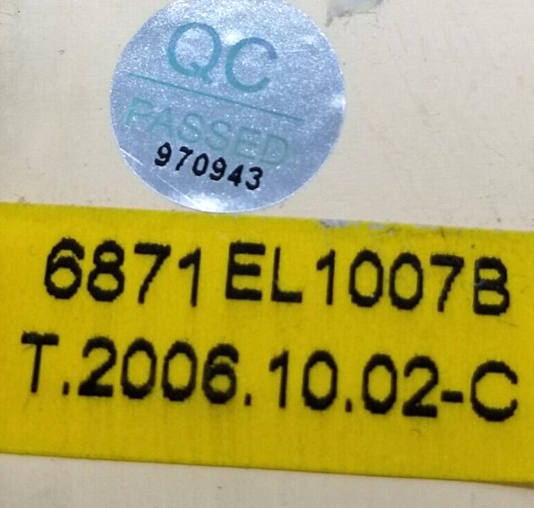 OEM Replacement for LG Dryer Control 6871EL1007B