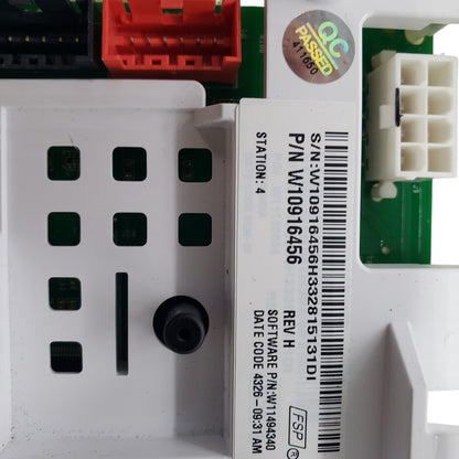 Replacement for WHIRLPOOL WASHER CONTROL BOARD W10916456