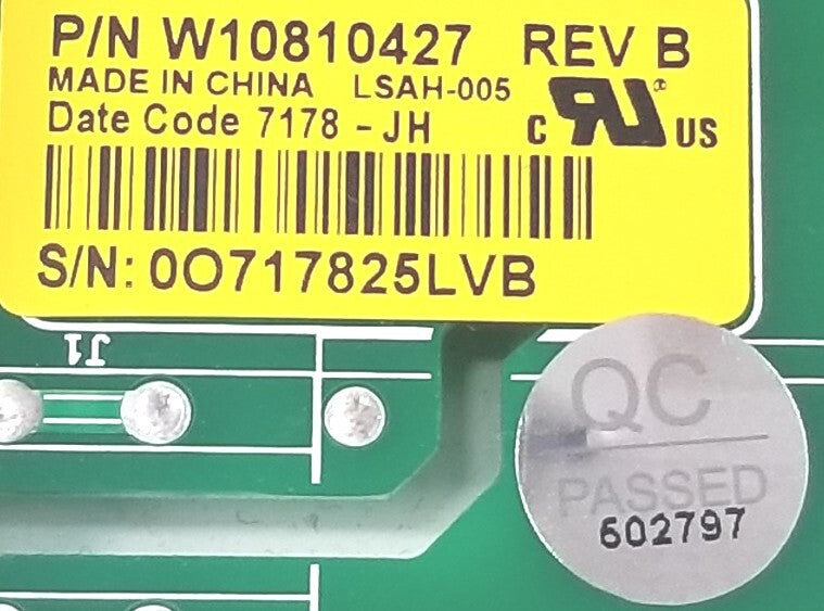 Genuine OEM Replacement for Whirlpool Dryer Control W10810427