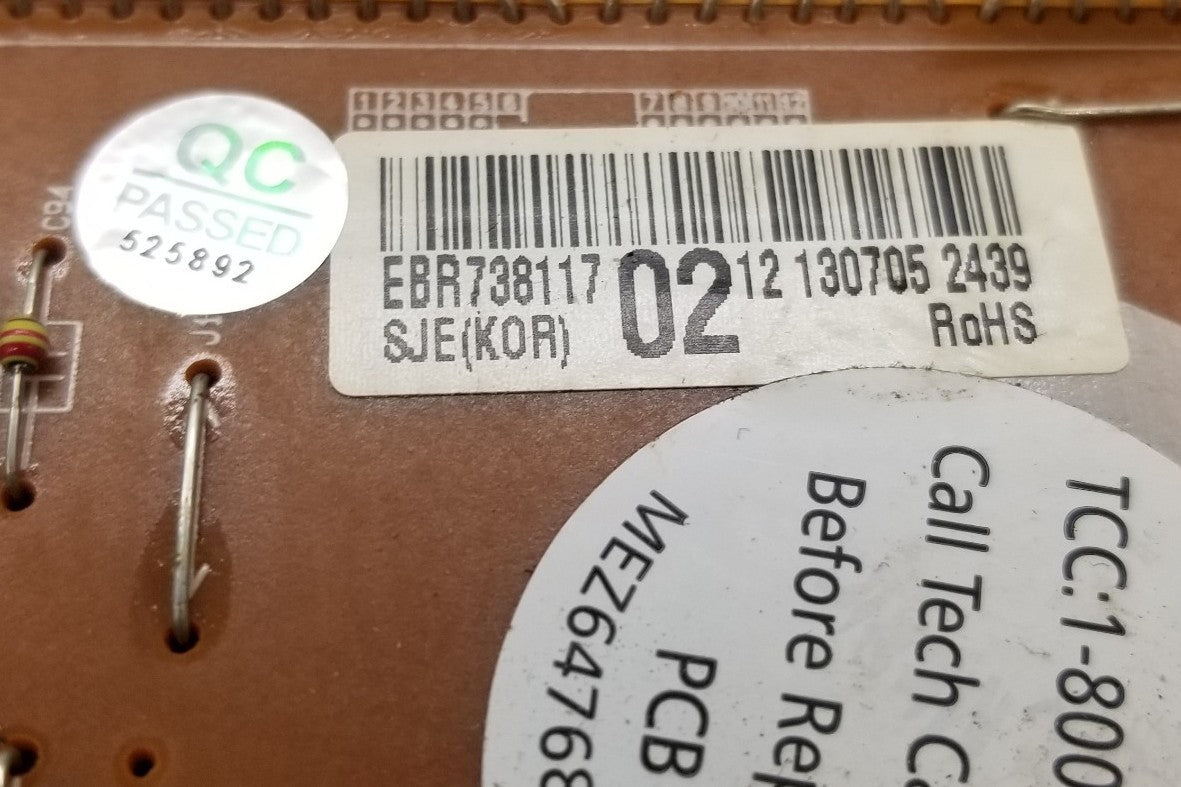 OEM Replacement for LG Oven Control EBR73811702