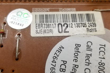 OEM Replacement for LG Oven Control EBR73811702