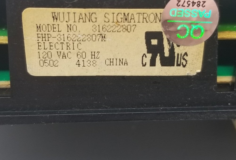 OEM Replacement for Frigidaire Oven Control Board 316222807