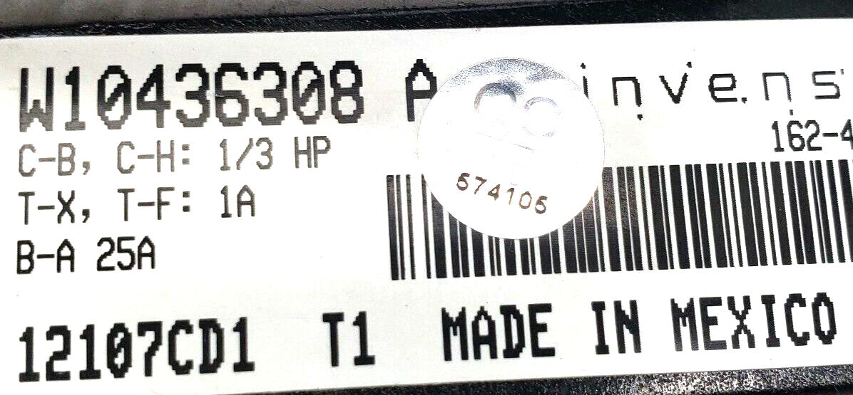 OEM Replacement for Whirlpool Dryer Timer W10436308A   ~ ~