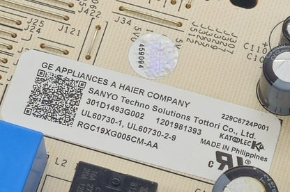 OEM Replacement for GE Range Control Board 301D1493G002