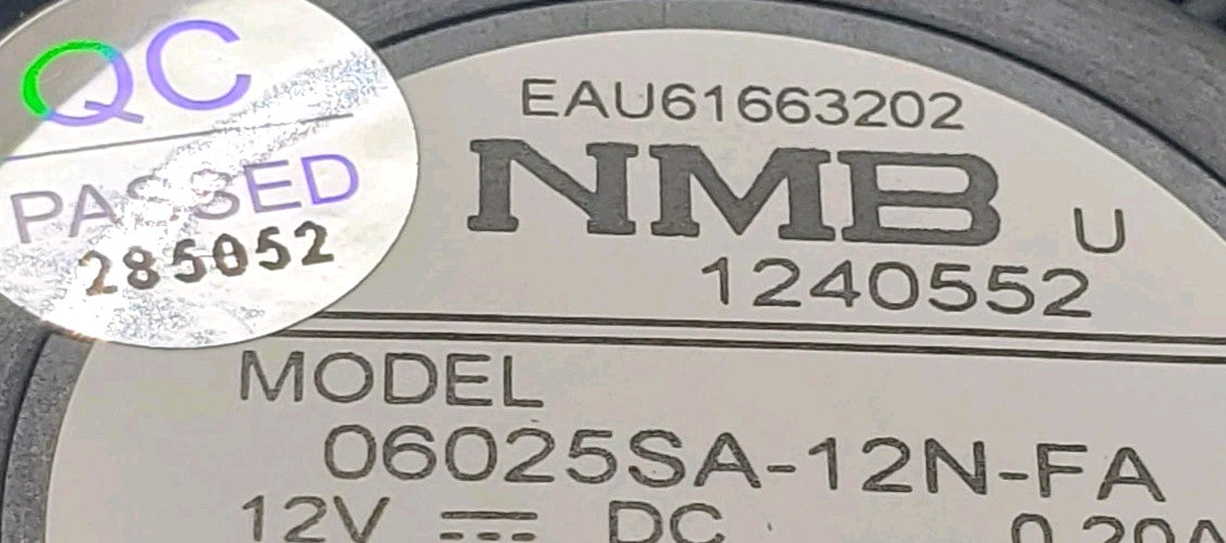 New OEM Replacement for LG Dryer Cooling Motor EAU61663202