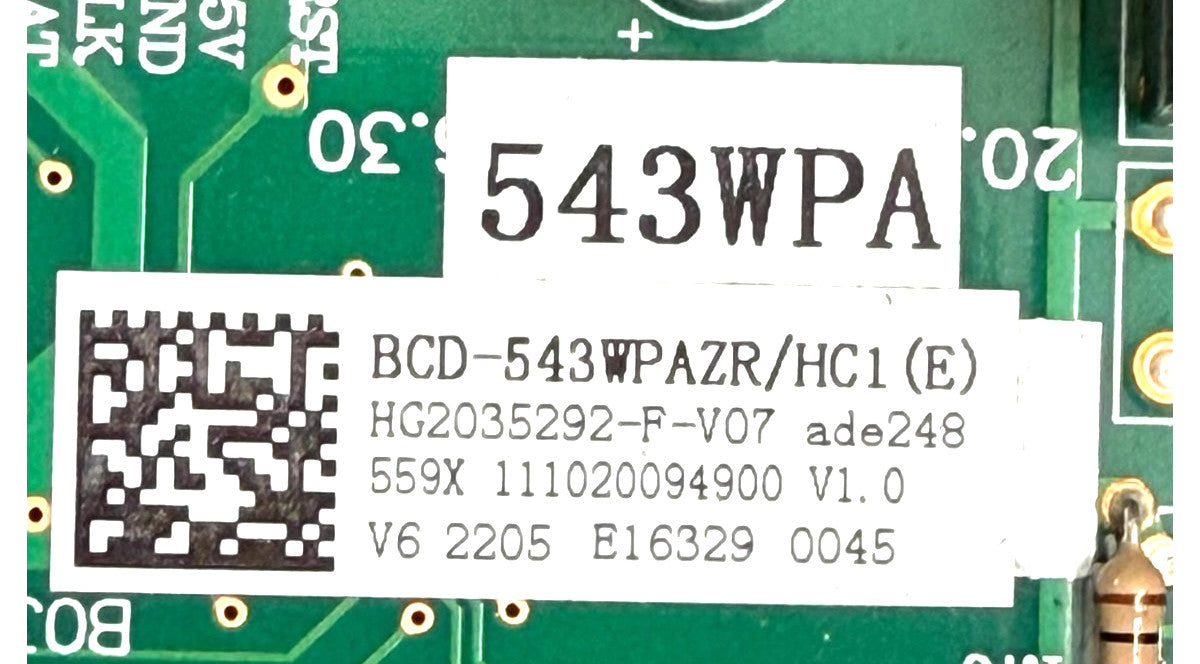 OEM Replacement for GE Fridge Control HG2035292