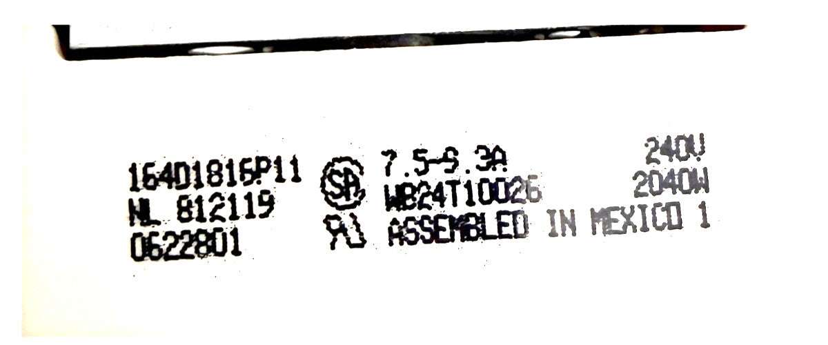 OEM Replacement for GE Range Infinite Switch 164D1816P11