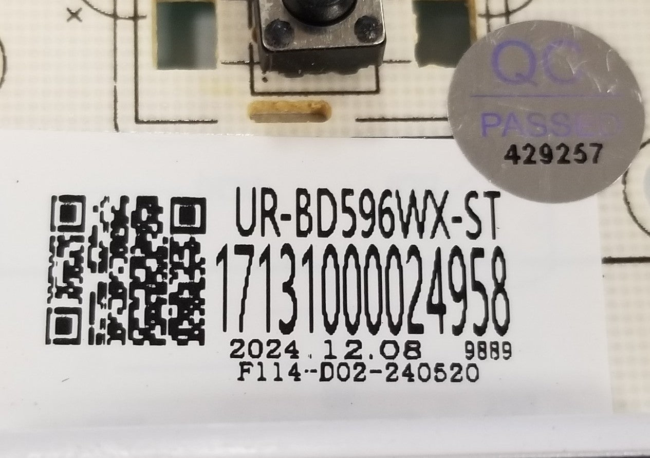 New OEM Replacement for Midea Refrigerator Display Control 17131000024958