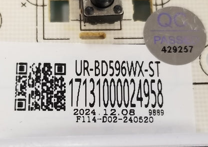 New OEM Replacement for Midea Refrigerator Display Control 17131000024958