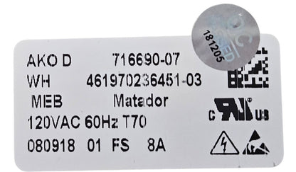 OEM Replacement for Whirlpool Control 716690-04