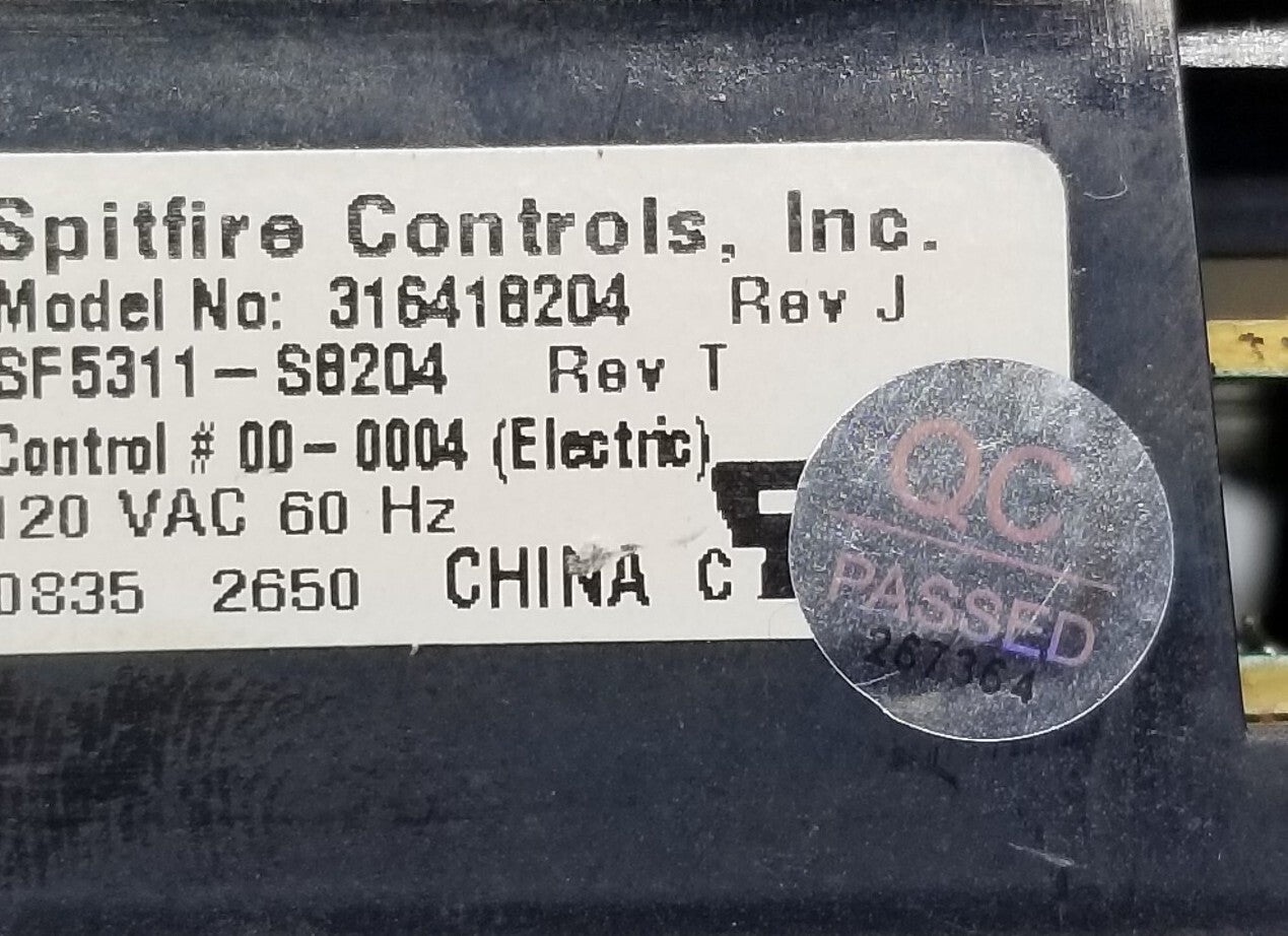 OEM Replacement for Frigidaire Oven Control 316418204    ~ ~