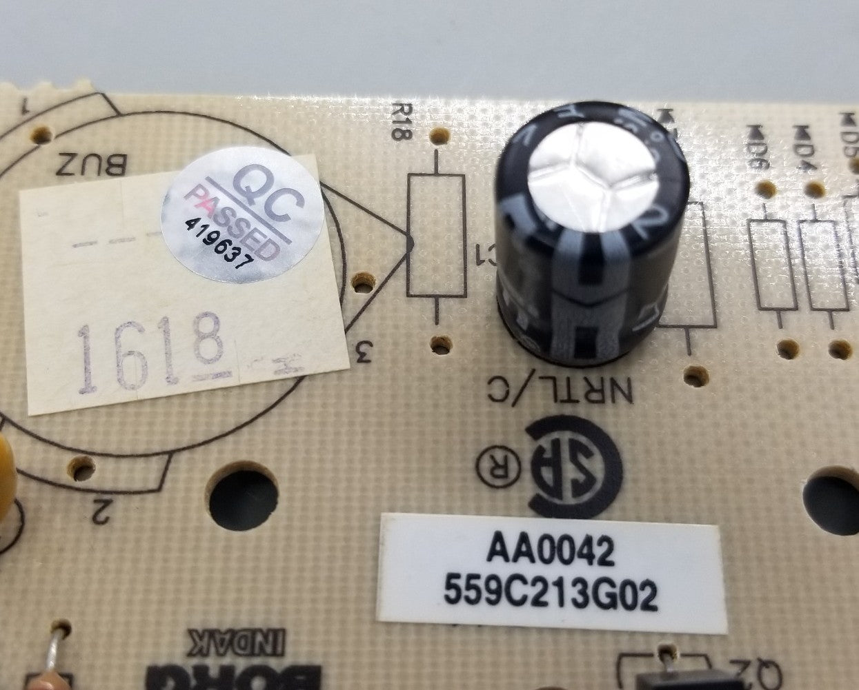 OEMGE Dryer Moisture Control Board 559C213G02