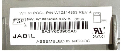 OEM Replacement for Whirlpool Dishwasher Control W10814353 1Year