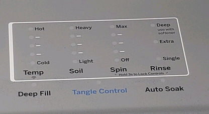 OEM Replacement for GE Dishwasher Control Panel 290D5257