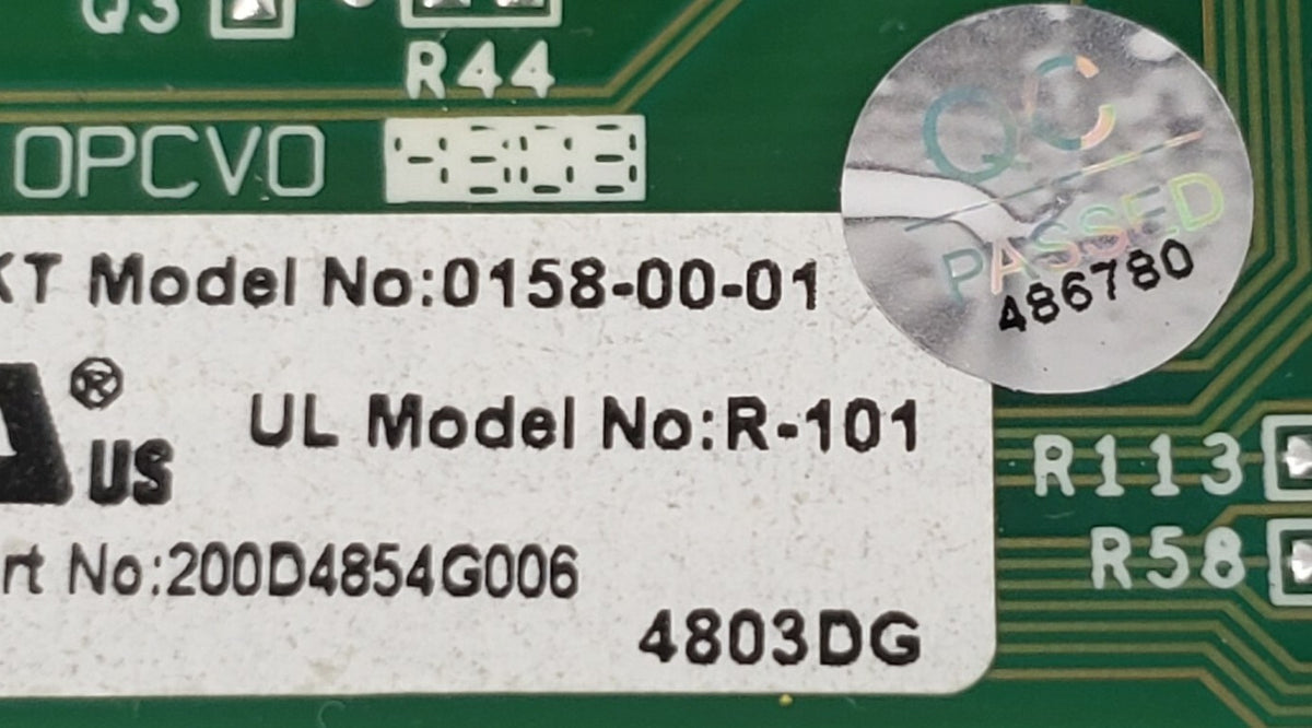 OEM Replacement for GE Refrigerator Control 200D4854G006