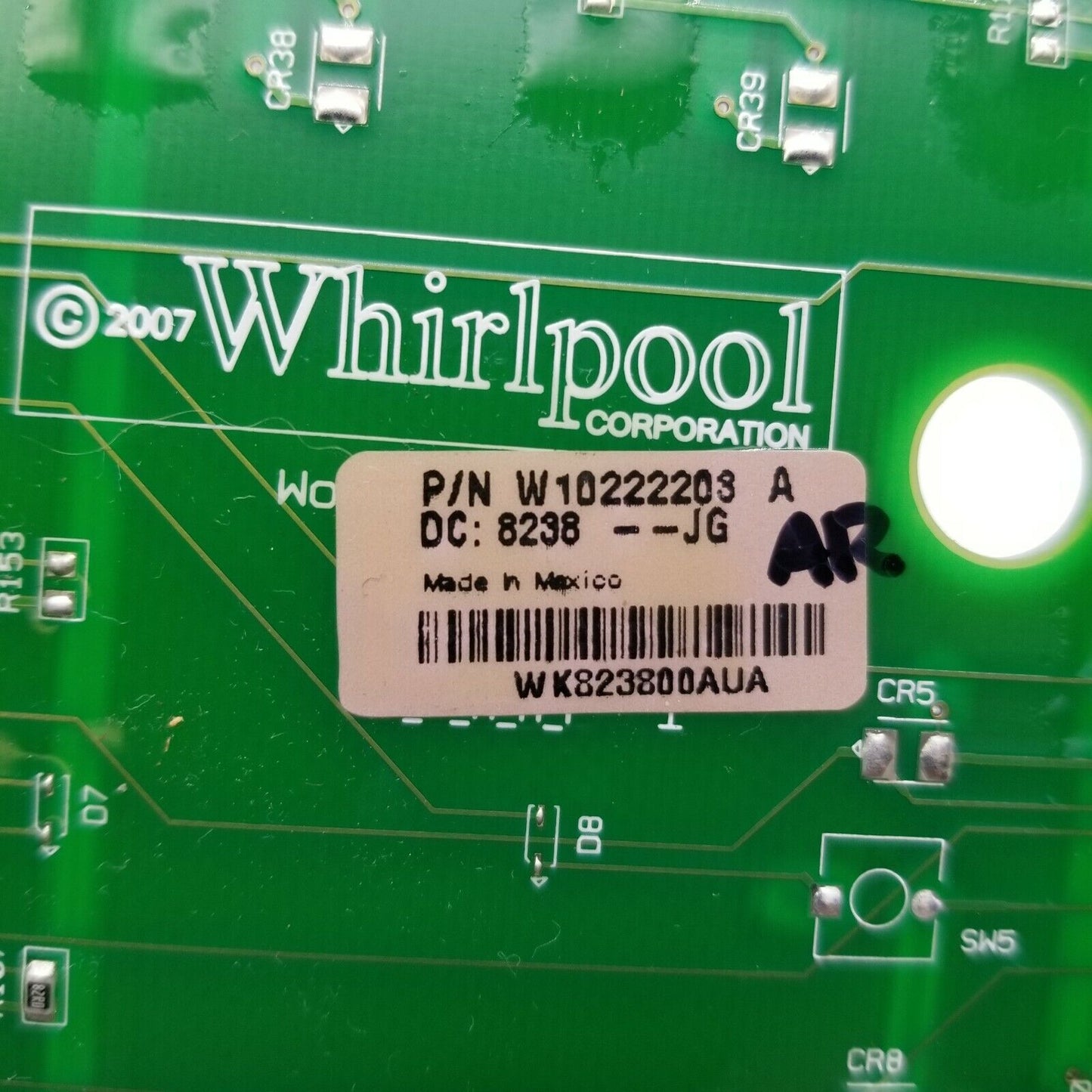 Genuine OEM Replacement for Whirlpool Washer Control W10222203