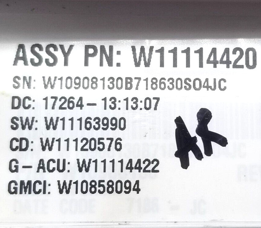 OEM Replacement for Maytag Washer Control W11114420 W11162440