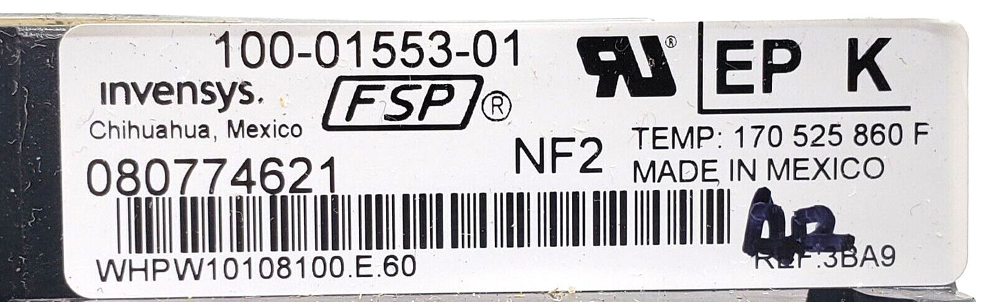 ⭐️OEM Replacement for Whirlpool Range Control Board W10108100🔥
