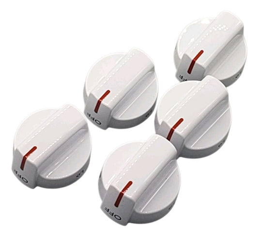New OEM Replacement for Frigidaire Range Knob Set (5) 5304507387