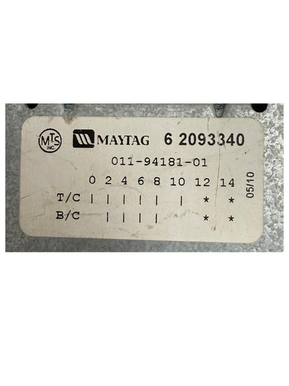 OEM Replacement for Maytag Washer Timer 6 2093340