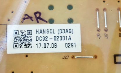 Replacement for Samsung Washer Control DC92-02005A + DC92-02001A