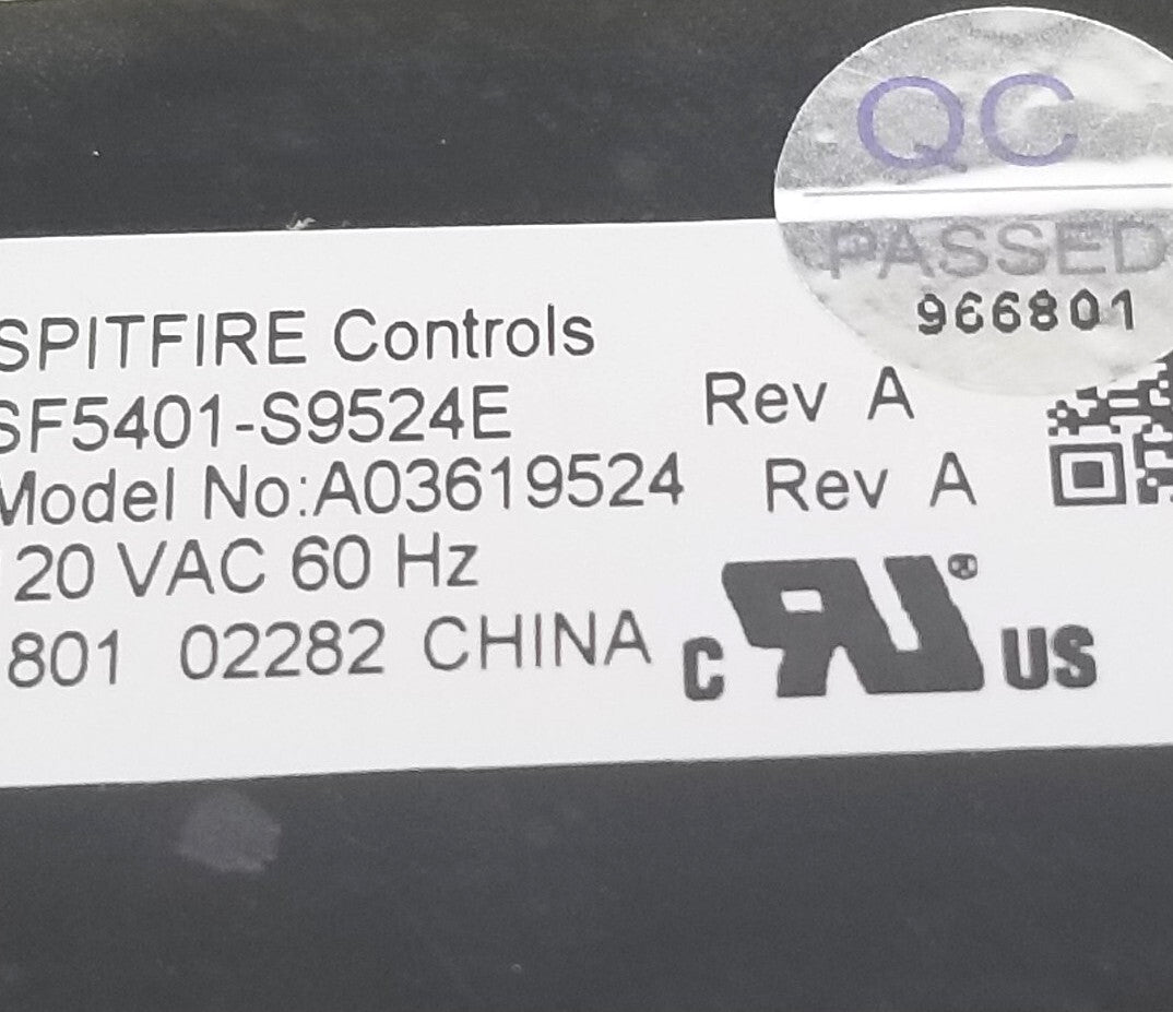 OEM Replacement for Frigidaire Range Control  A03619524