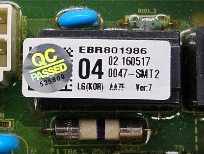 OEM Replacement for LG Dryer Main Control EBR80198604 1 Year
