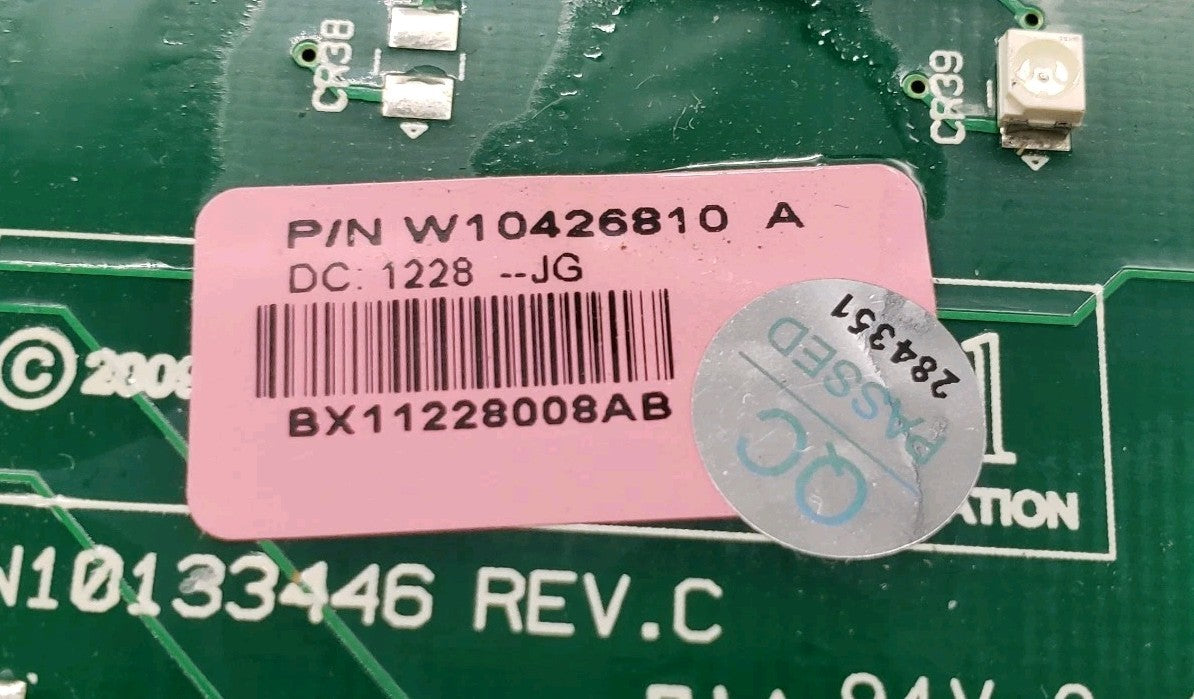OEM Replacement for Whirlpool Washer Control Board W10426810A