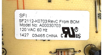 OEM Replacement for Frigidaire Dishwasher Control A00030703