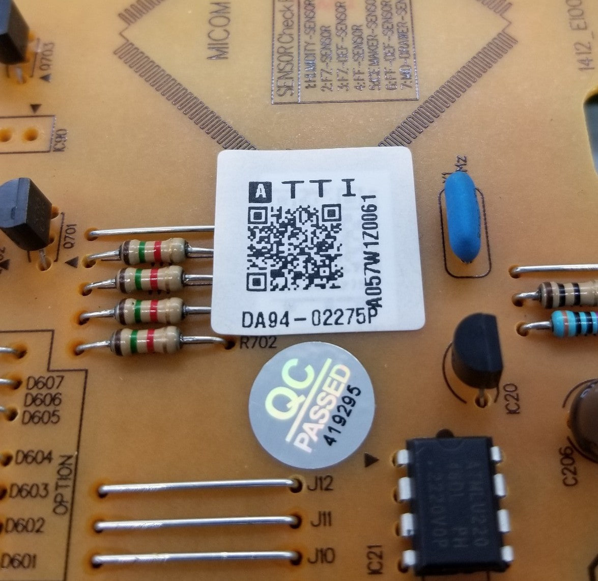 New OEM Replacement for Samsung Control Board DA94-02275P