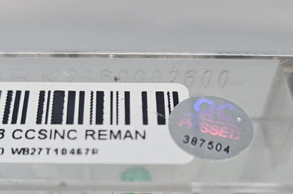 OEM Replacement for GE Range Control WB27T10467R