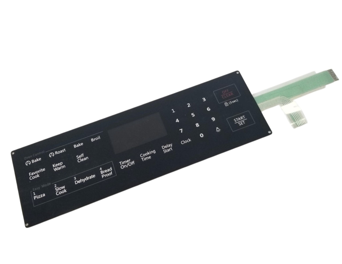 New OEM Replacement for Samsung Range Membrane Switch DG34-00027B